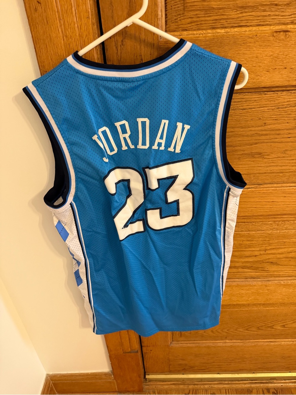 Jordan Blue 23 Mesh Basketball Jersey